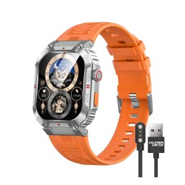 SMARTWATCH ZEGAREK MENU PL ROZMOWY WODOODPORNY IP68 TĘTNO CIŚNIENIE TLEN HD