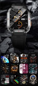 SMARTWATCH ZEGAREK MENU PL ROZMOWY WODOODPORNY IP68 TĘTNO CIŚNIENIE TLEN HD