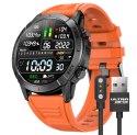 DUŻY SMARTWATCH AMOLED MENU PL WODOODPORNY IP68 TĘTNO CIŚNIENIE TLEN 400mAh 