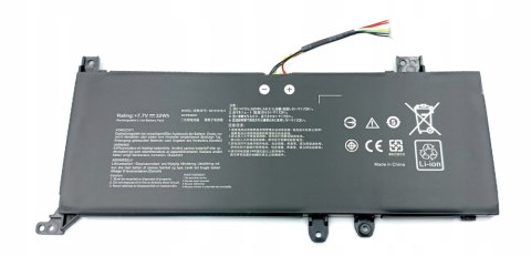 BATERIA DO ASUS B21N1818 32Wh ASUS X512FA X512UF X509FB X509FA X509FJ X509