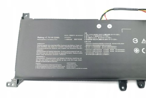 BATERIA DO ASUS B21N1818 32Wh ASUS X512FA X512UF X509FB X509FA X509FJ X509
