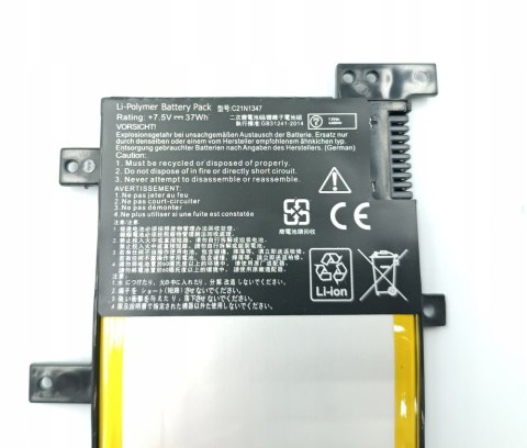 BATERIA DO ASUS C21N1347 37Wh A555 A555L F555 F555L K555 K555L X555L R556