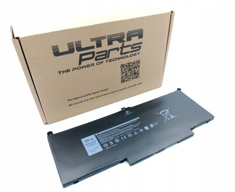 NOWA BATERIA F3YGT do DELL Latitude 7280 7290 7380 7390 7480 7490 60Wh