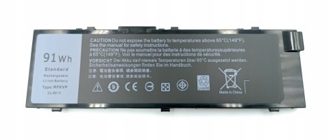 WYDAJNA BATERIA do DELL MFKVP T05W1 1G9VM GR5D3 RDYCT TWCPG 11.4V 91Wh